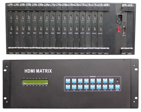 高清矩阵切换器（VGA/HDMI/DVI）